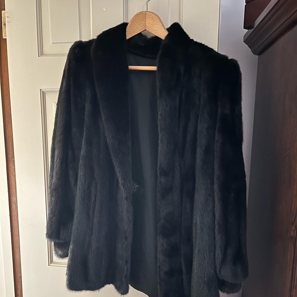 Vintage Natural Mink Fur Coat
